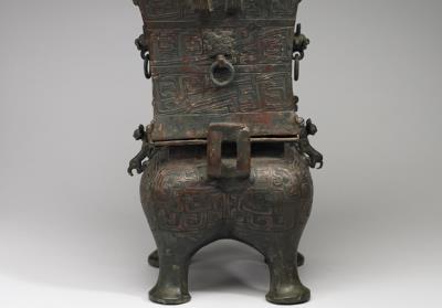 图片[3]-Square yan steamer set with tongue-spitting kui-dragon pattern, mid Spring and Autumn Period, c. 7th to 6th century BCE-China Archive